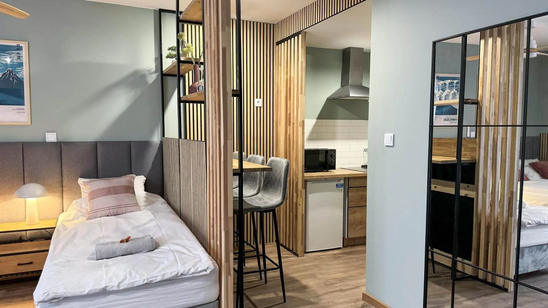 Green Studio With Balcony - Free Parking Warsaw 0*,